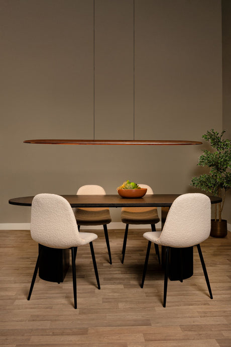 LED-Pendelleuchte Langholt dimmbar CCT Holz 180cm Natur (1)