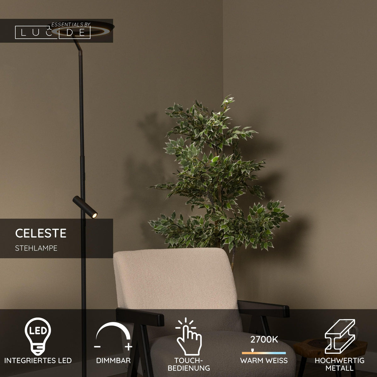 LED-Stehleuchte Celeste mit Touchdimmer 862 lm (5)