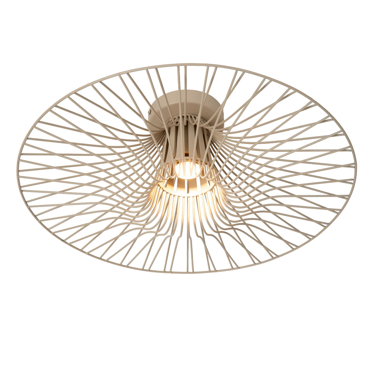 Plafoniera Ellis rotonda Ø 50 cm taupe (3)