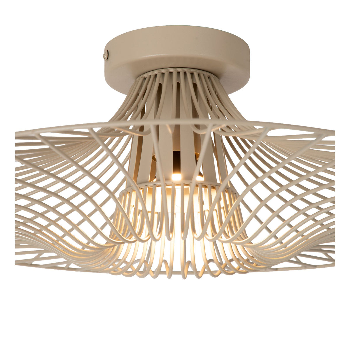 Plafoniera Ellis rotonda Ø 50 cm taupe (4)