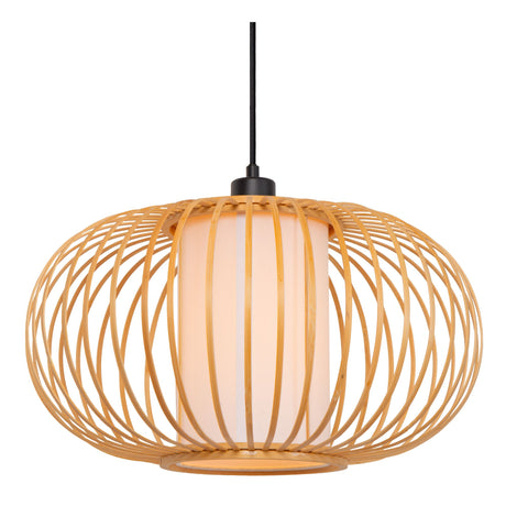 Pendelleuchte Thuline 3-flammig Bambus Natur 73x84,5cm (2)