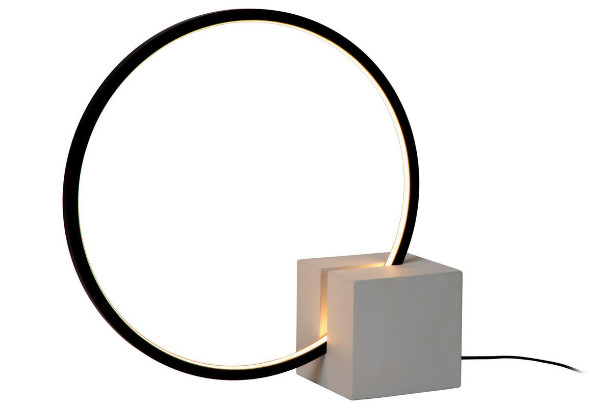 LED-Tischleuchte Cirkelis mit Touchdimmer Schwarz 32cm (2)