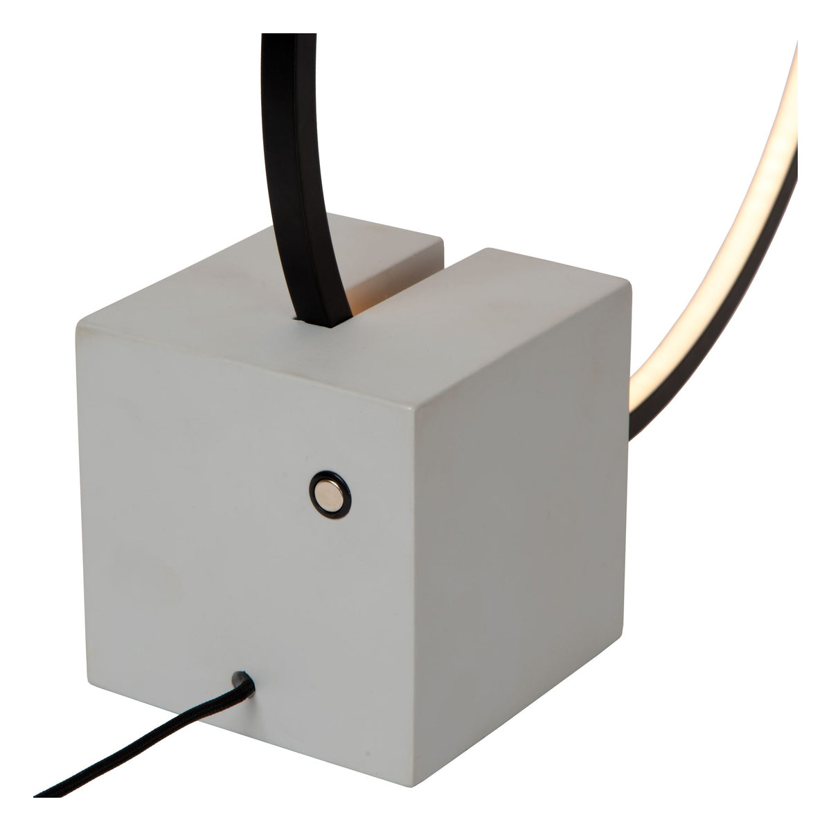 LED-Tischleuchte Cirkelis mit Touchdimmer Schwarz 32cm (4)