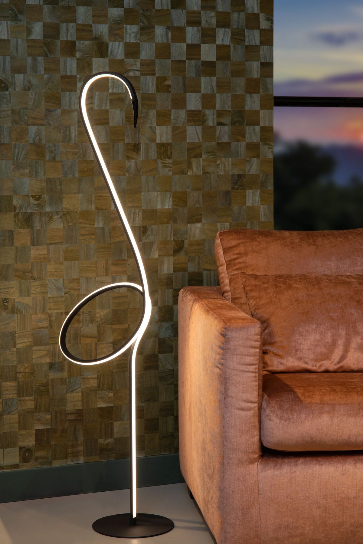Flamingo floor lamp LED with RGB colour change Multicolour (1)