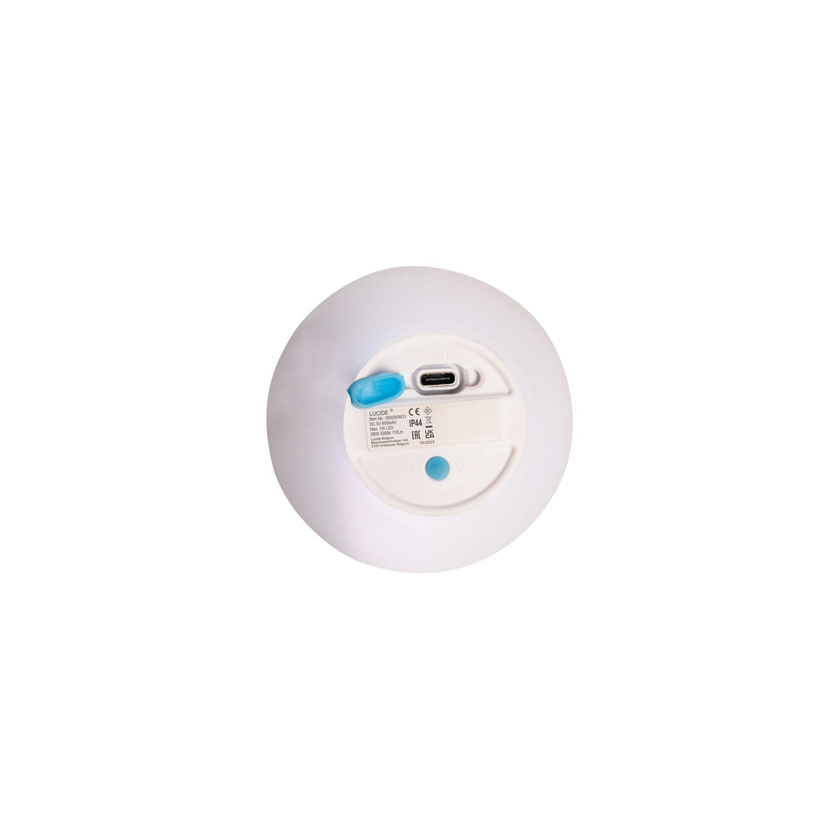 LED-Außen-Tischleuchte Pino mit Akku dimmbar IP65 Weiß 8cm (4)