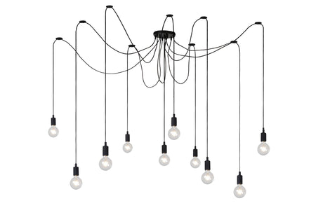 Pendelleuchte Fix Multiple 10-flammig Schwarz (1)