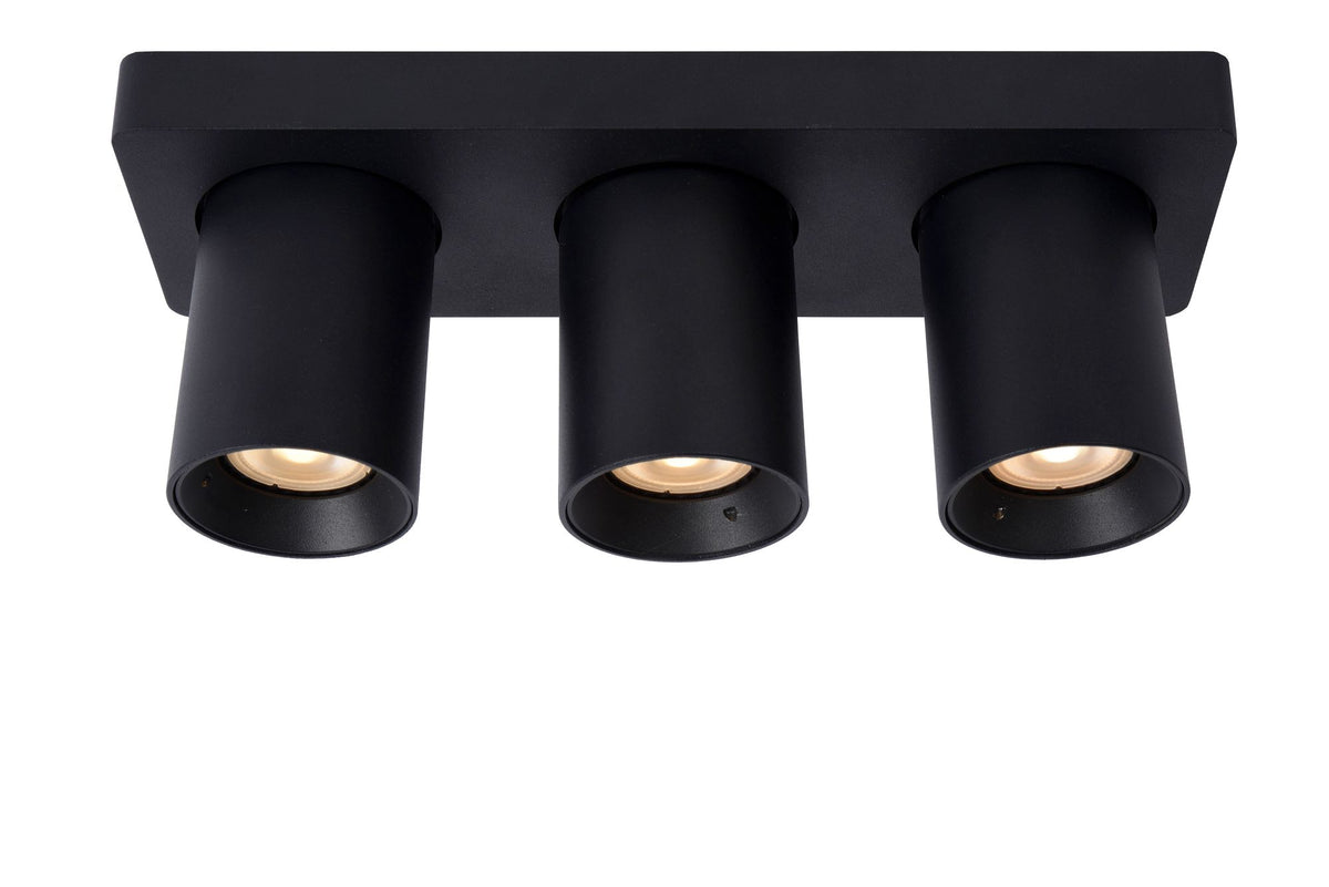 LED-Spot de plafond Nigel à 3 lampes, dimmable, orientable et pivotant (1)