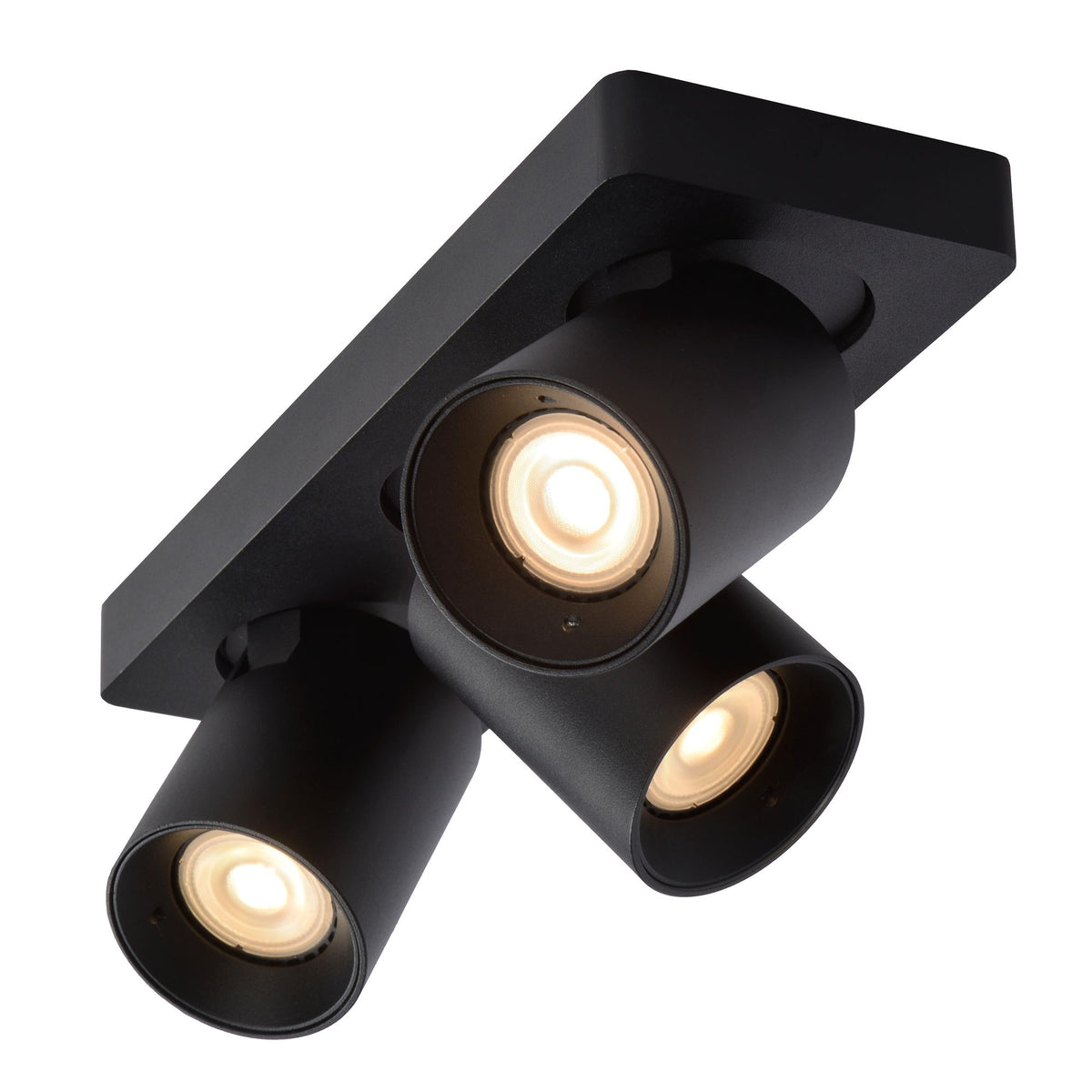 LED-Spot de plafond Nigel à 3 lampes, dimmable, orientable et pivotant (5)