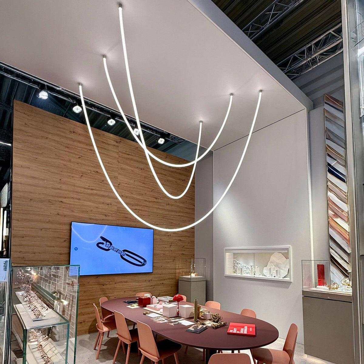 s.luce Arion LED hang- & plafondlamp lichtslang