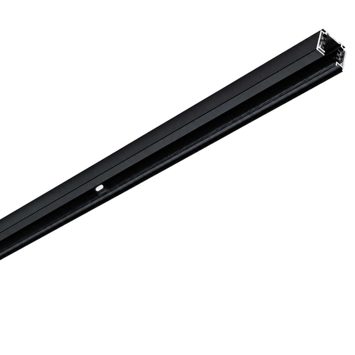 Schwarze LED-Schiene aus Aluminium für Decken- oder Schienenbeleuchtung, modernes minimalistisches Design