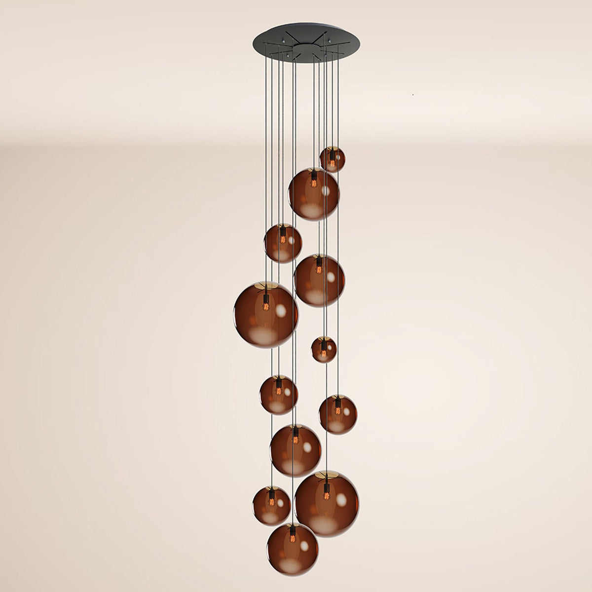 s.luce Orb gallery light 12 luci modulari