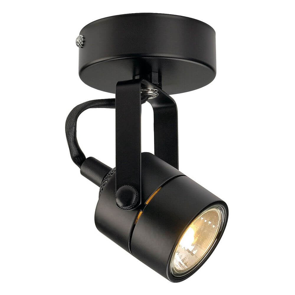 Spot 79 230V Wand- und Deckenleuchte schwarz GU10 max. 50W - moderne Hochvoltstrahler in elegantem Design