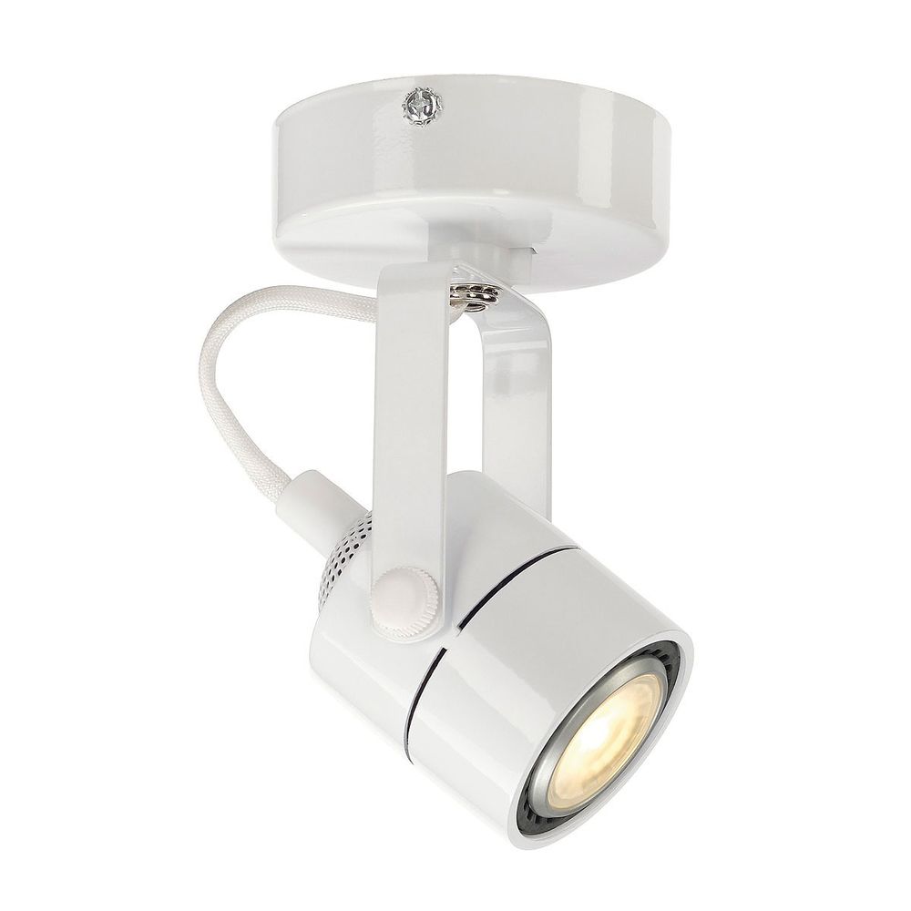 Spot 79 230V Wand- und Deckenleuchte weiß GU10 max. 50W - moderne Aluminium Leuchte in Weiß