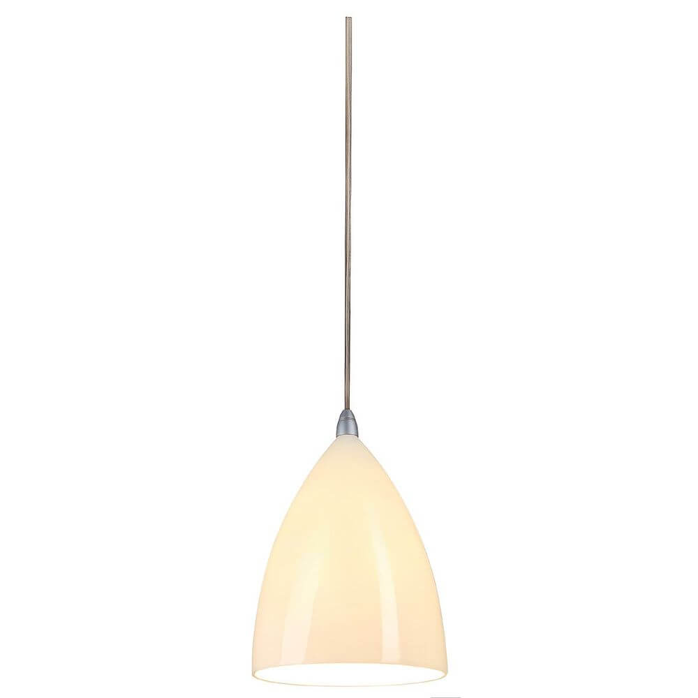 SLV Tonga Pendelleuchte – Weißer Keramikschirm, E14, 15x15x22 Cm | Zeitloses Design Für Deckenbeleuchtung