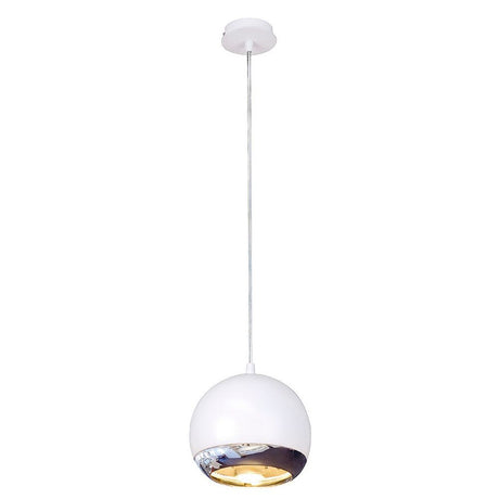 Light Eye Pendelleuchte weiß/chrom GU10 max. 75W, mit einer eleganten, abgehängten Leuchte.