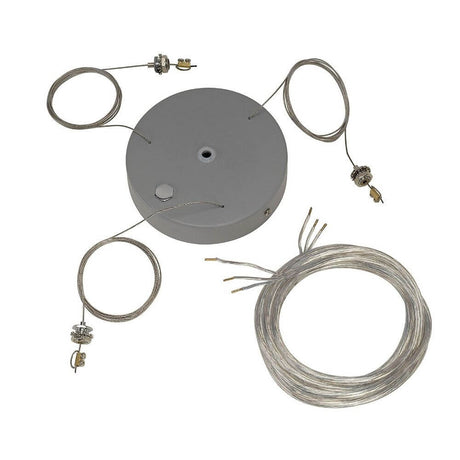 Suspension pour Medo Pro 60 gris argenté - Kit de conversion de la plafonnière MEDO 30 en suspension.