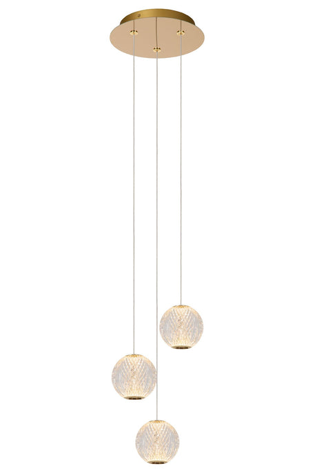 LED-Pendelleuchte Cintra 3-flammig dimmbar höhenverstellbar Ø 25cm (2)