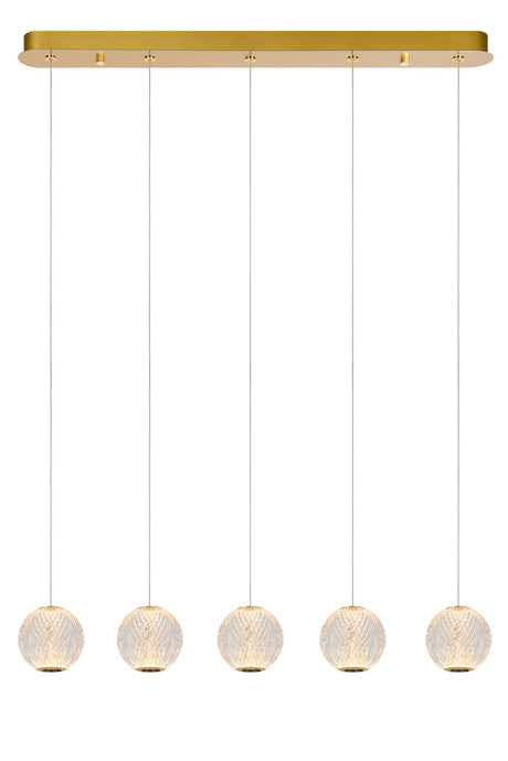 LED-Hängelampe Cintra 5-flammig dimmbar rechteckig (2)
