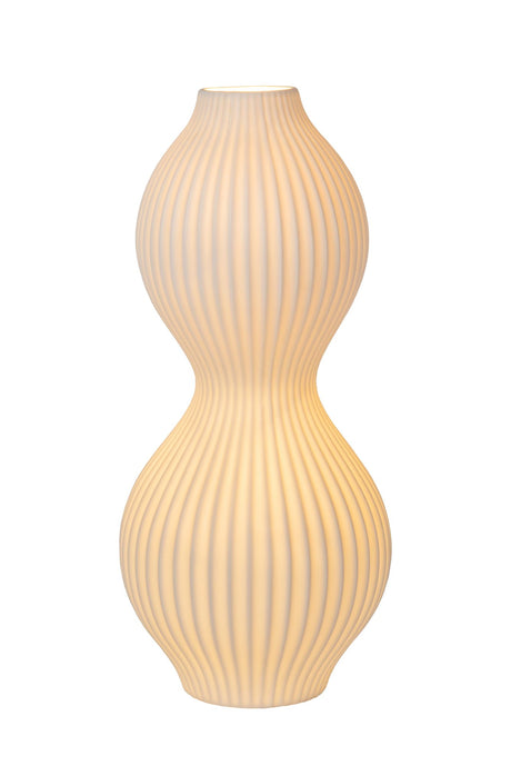 Tischleuchte Momoro Porzellan 40,2cm Weiß (2)