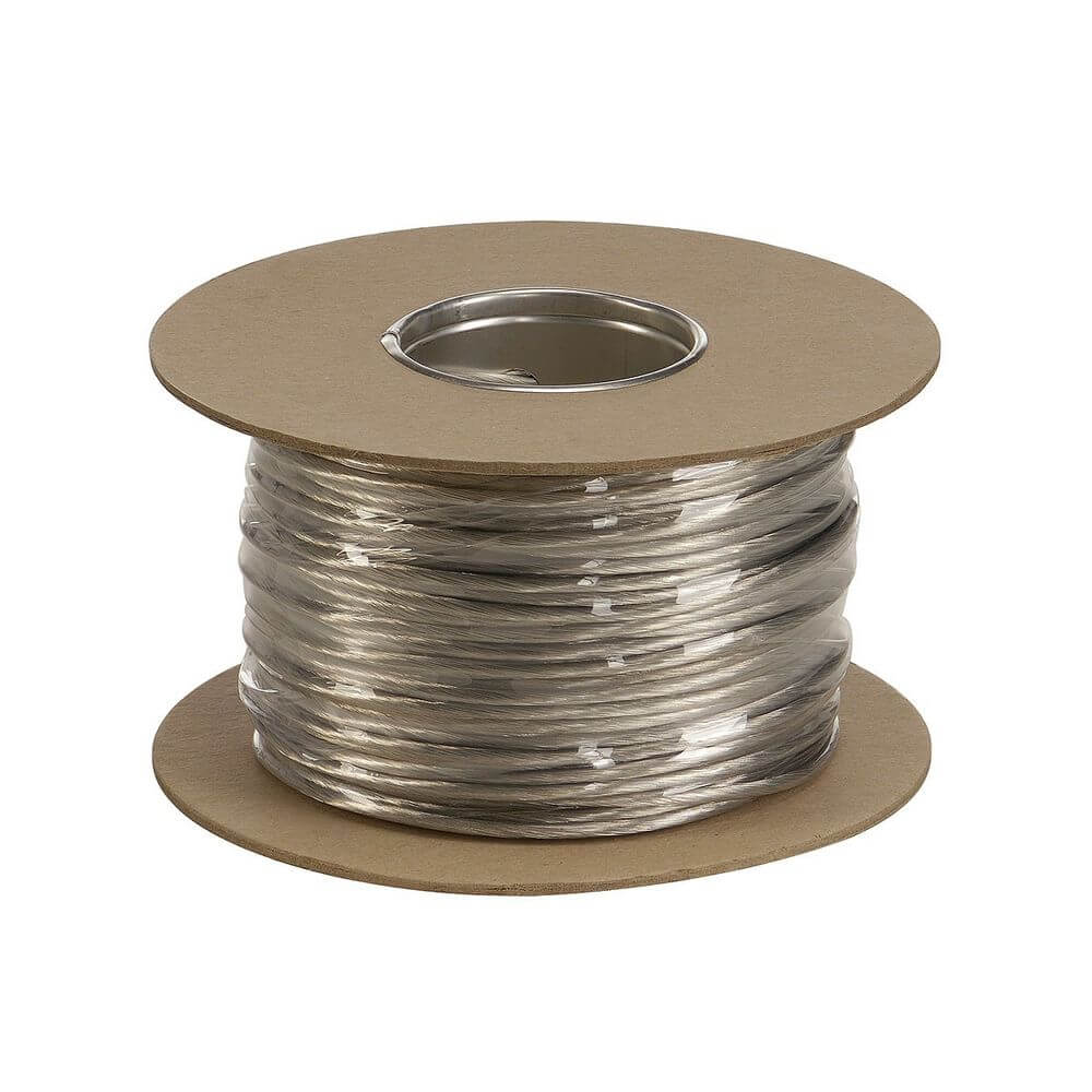 Niedervoltseil isoliert 4mm² 100m auf einer Rolle, geeignet für Niedervolt Seil-Systeme.