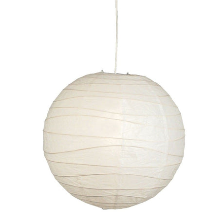 Rispapir 48 parasol (bez oprawy) beżowy, wisząca lampa papierowa, minimalistyczny design, bez oprawy E27.