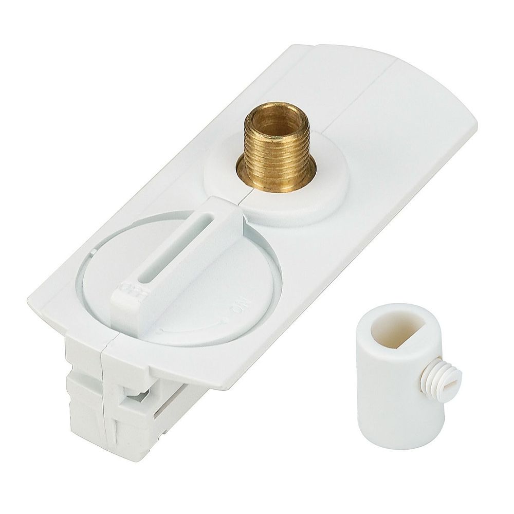 1-Phasen Pendelleuchtenadapter Weiß