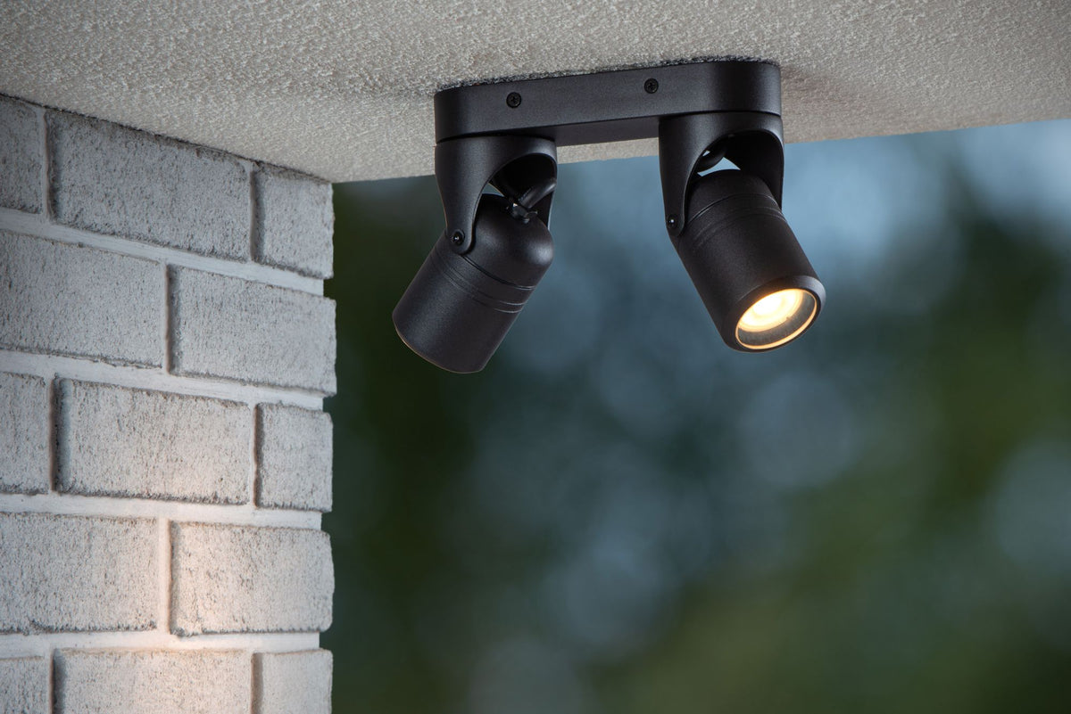 Niort 2-light swivel outdoor ceiling spot IP44 (2)