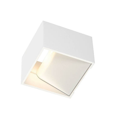 Aplique LOGS IN blanco angular 5W LED 3000K