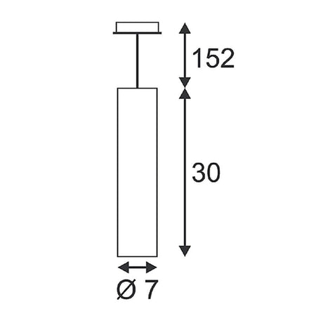 Lampada a ciondolo Enola B PD-1 GU10 MAX