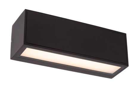 LED-Außenwandleuchte Sutton solar mit Dämmerungssensor IP54 Schwarz (2)