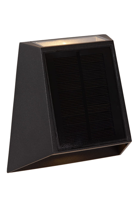 LED-Außenwandleuchte Luton IP54 mit Bewegungsmelder Schwarz (2)