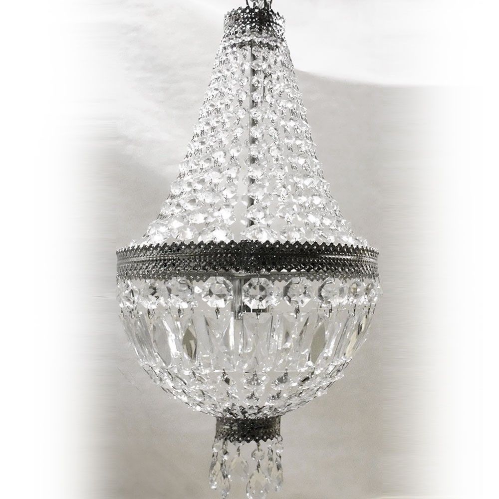 Cupola Nickel Pendelleuchte Nickel glänzend Ø 30cm, elegante Kristall-Pendelleuchte in hochwertiger Ausführung.