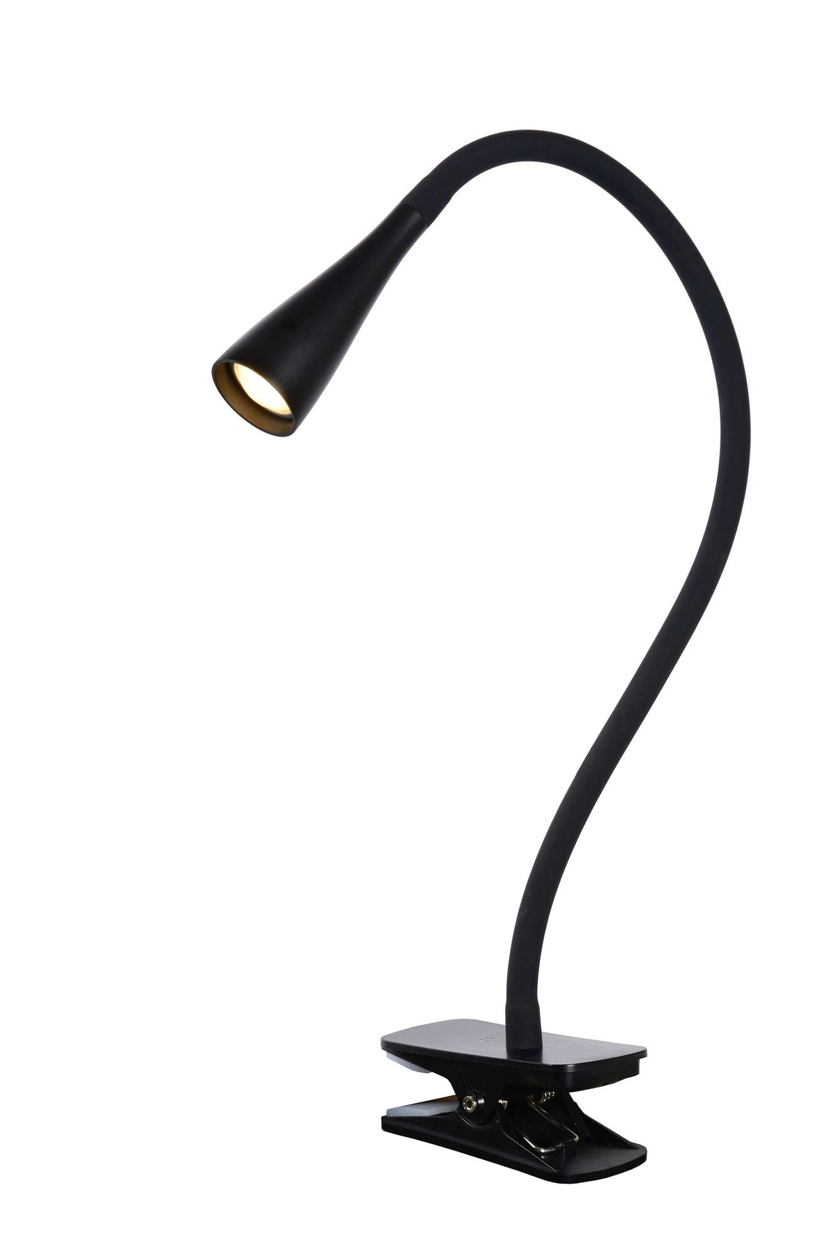 LED-Klemmleuchte Zozy mit Touchdimmer und flexiblem Arm Schwarz (1)