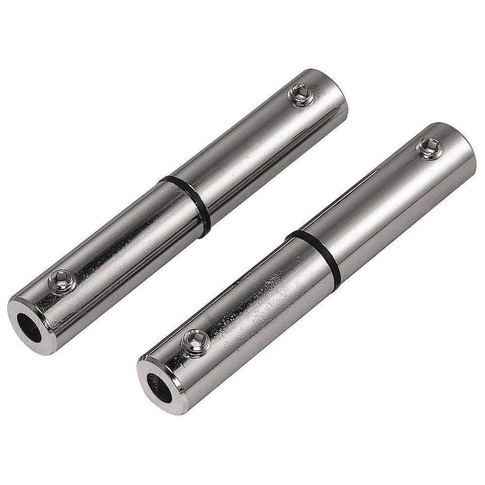 IsolierVerbinder für NV-Seilsystem chrom 2 Stk. 6cm - elektrisch isolierendes Verbindungs-Set für das Niedervolt Seil-System.