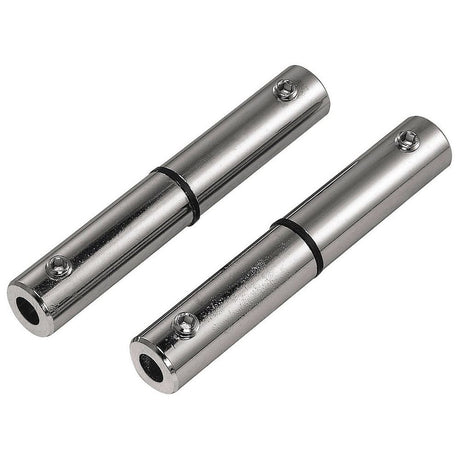 Insulating connector for low-voltage cable system chrome 2 pcs. 6 cm - electrically insulating connector set for the low-voltage cable system.