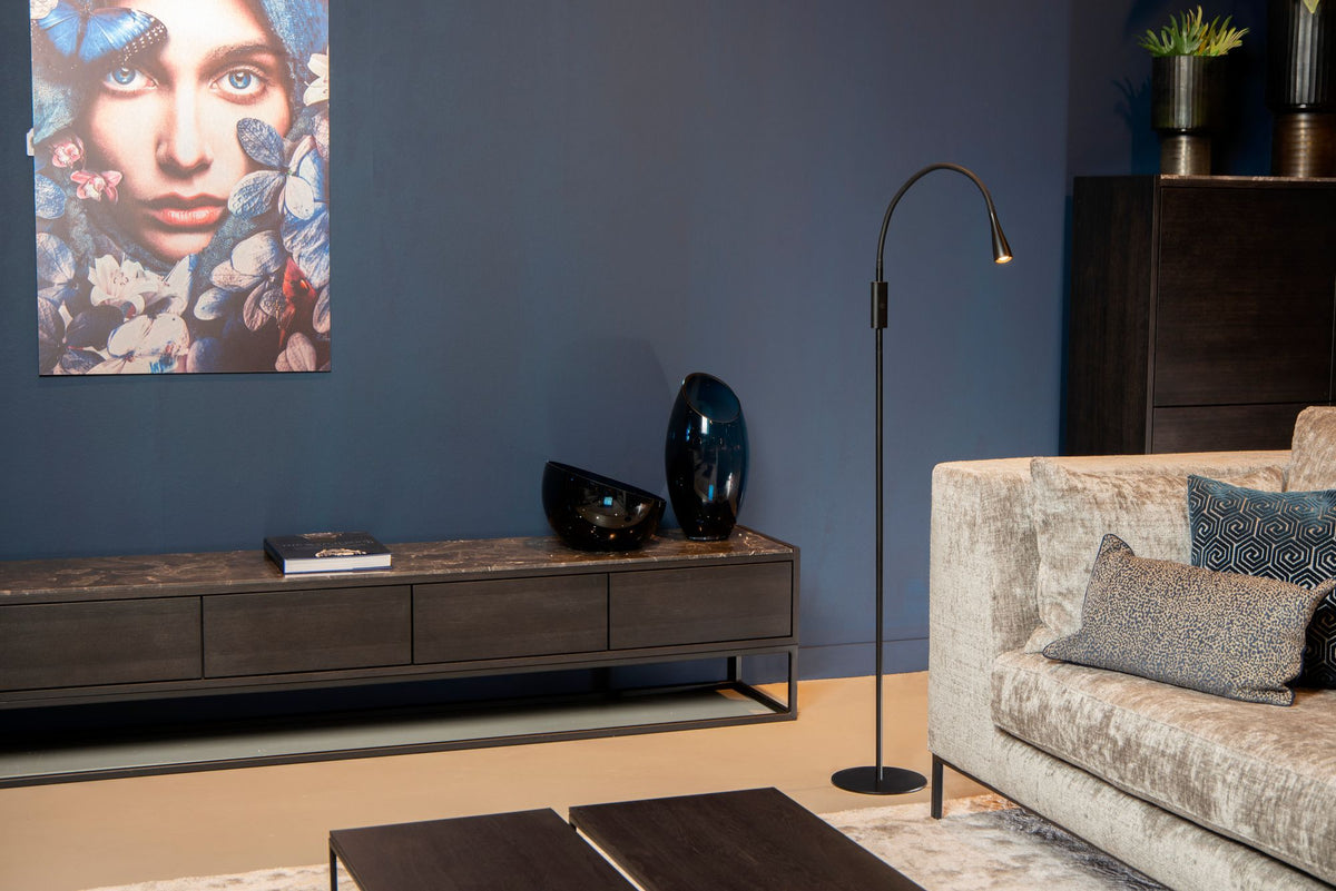 LED-Lese-Stehleuchte Zozy mit Touchdimmer und flexiblem Lesearm (3)