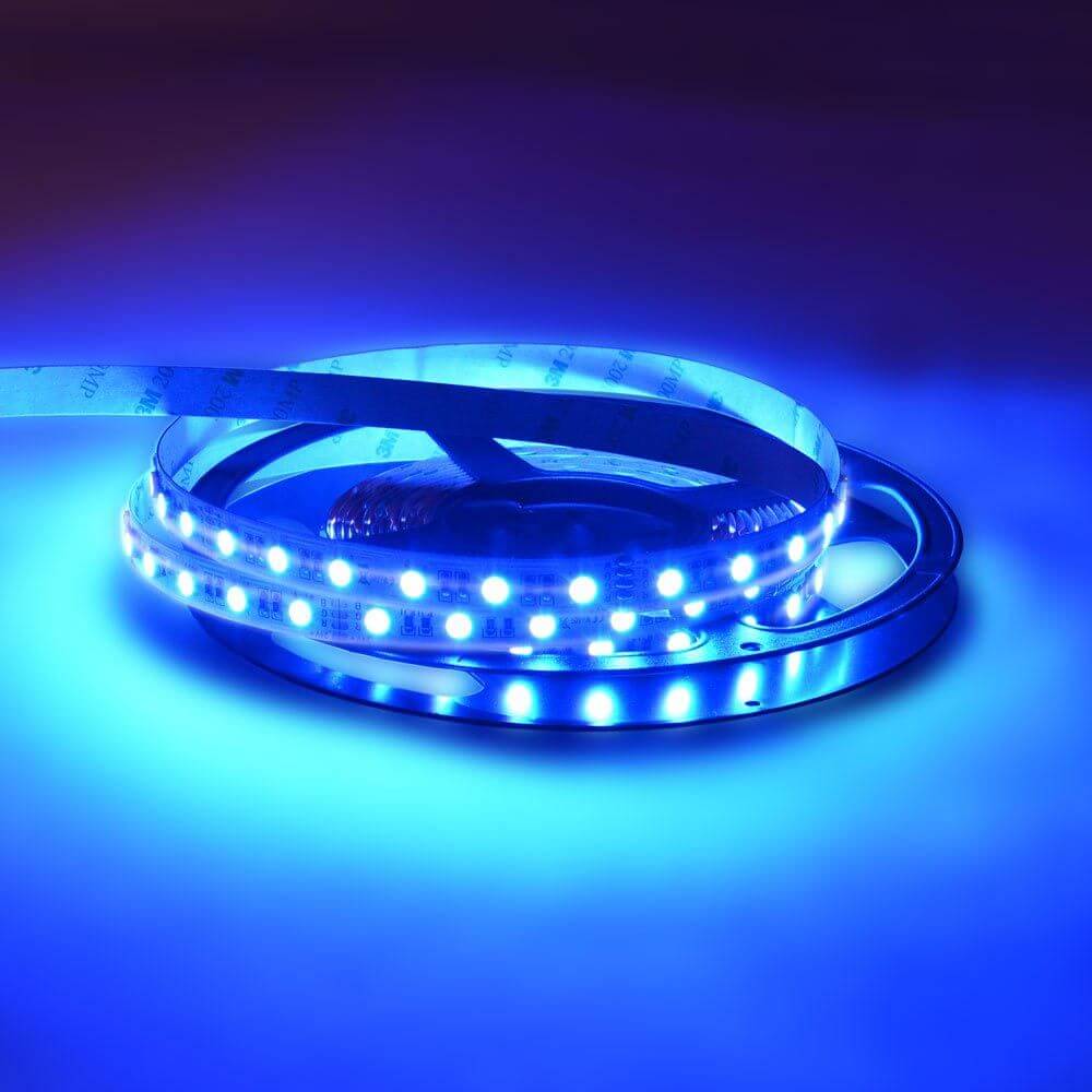 5m LED Strip 19, 2 W/M RGB + Warm White 24V IP63