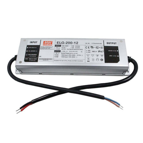 192W zertifiziertes Einbaunetzteil 12V IP65 für LED-Anwendungen mit IP65 Schutzart.
