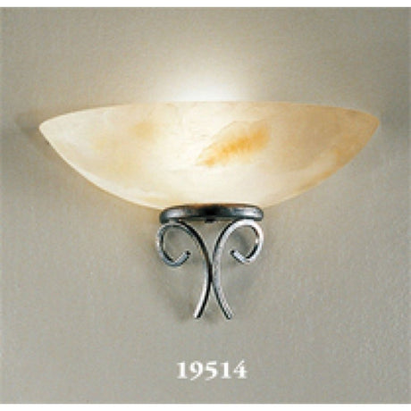 Applique Diana Semisfera Nero-Oro-Argento 18cm con forma elegante e design stiloso.