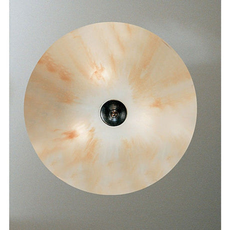 Diana taklampe med 2 lyskilder Svart-Gull-Sølv Ø 39 cm - elegant taklampe i svart og gull.