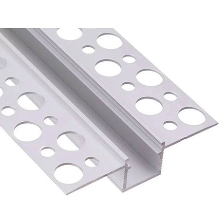 LED Trockenbauprofil, 2m, Silber eloxiert, ohne Abdeckung für LED-Strips bis 10 mm, 54 mm breit, 13 mm hoch