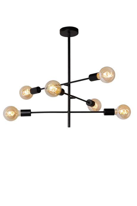 Plafonnier Lester à 6 lampes orientables (2)