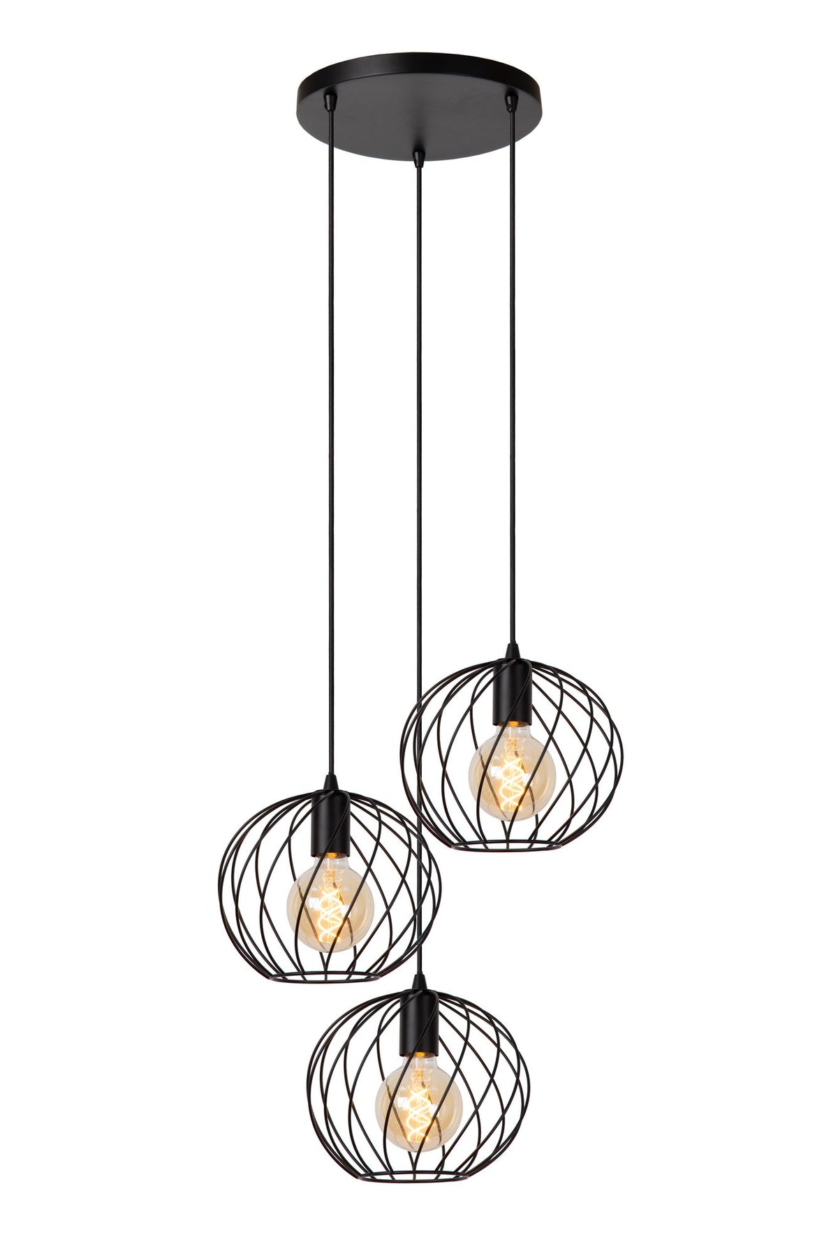 Pendelleuchte Danza 3-flammig rund Ø50cm (2)