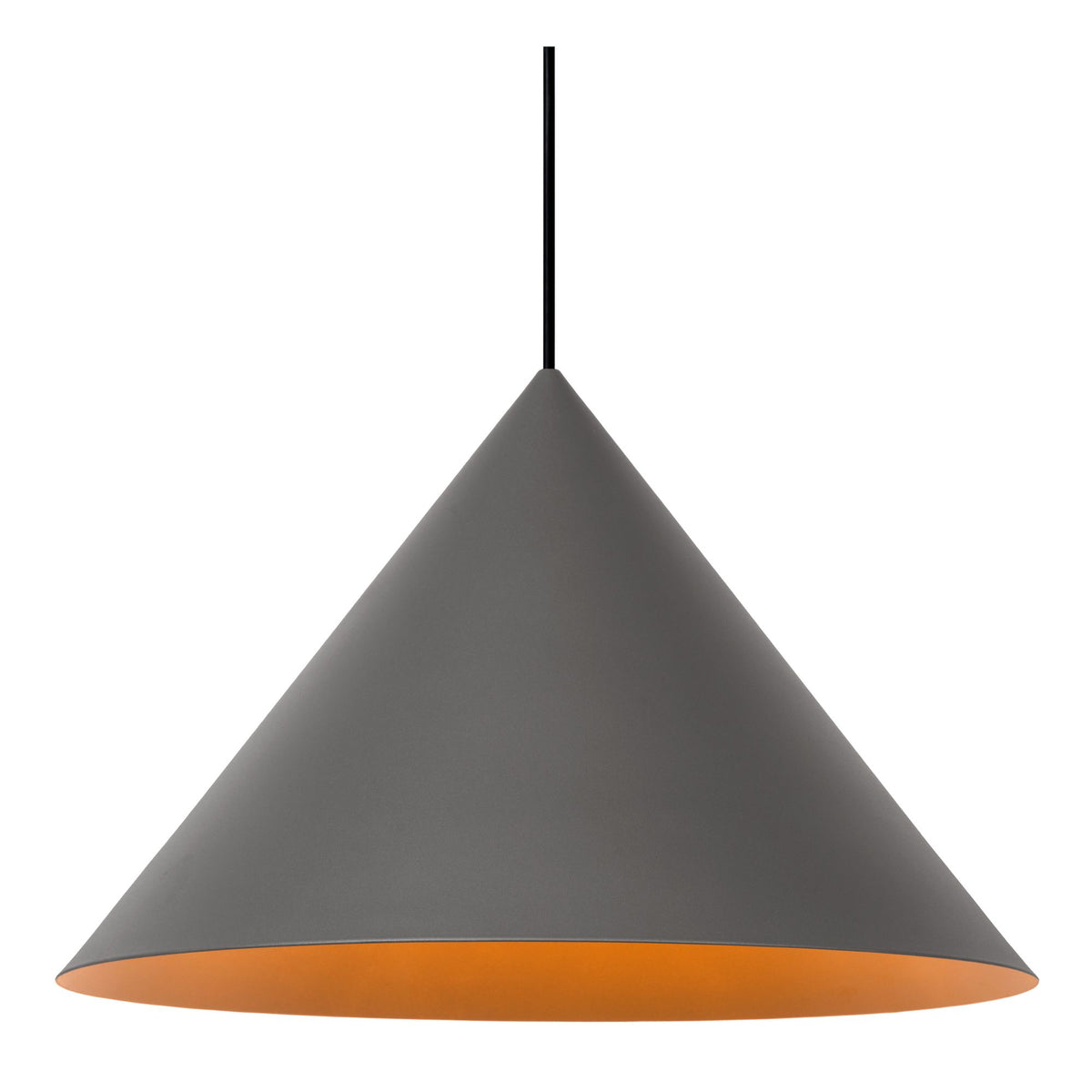 Pendelleuchte Spitze 3-flammig 164x40cm Grau (3)