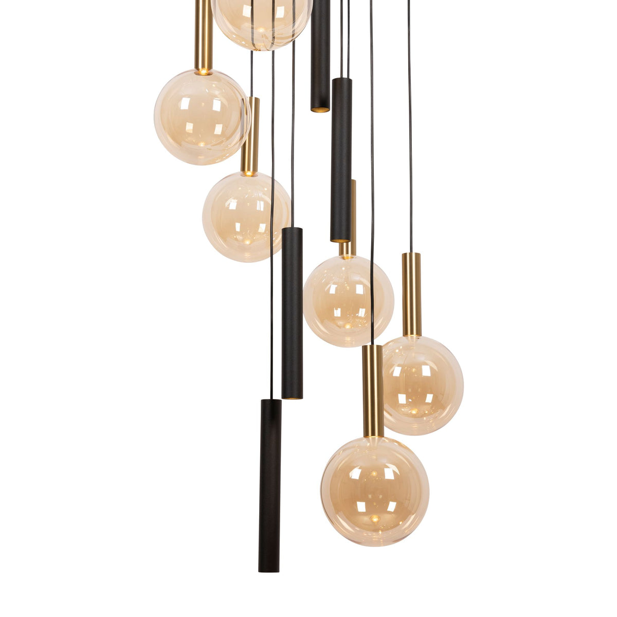 Lampada a sospensione Josiane a 6 luci regolabile in altezza Ø 55cm (4)