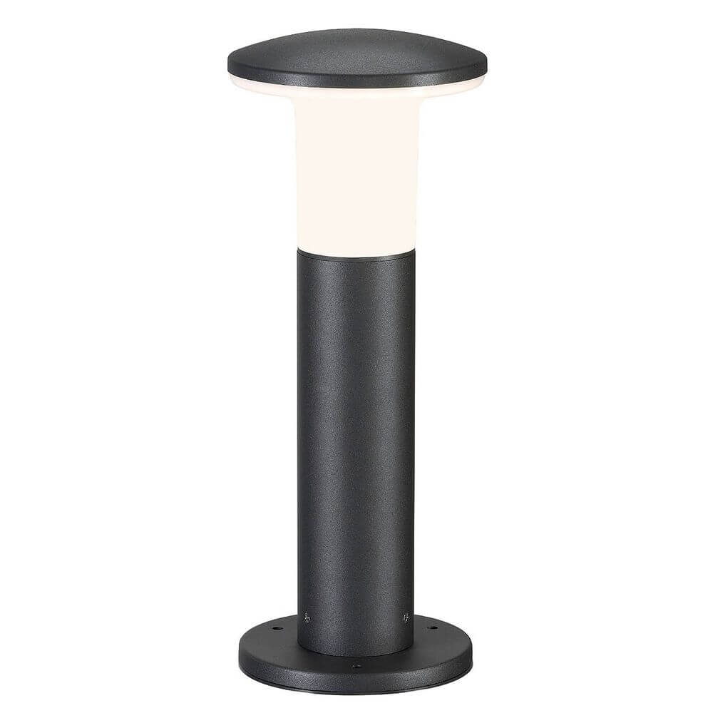Alpa Mushroom 40 Stehleuchte Steingrau E27 ESL max. 24W IP55 mit hellem, pilzförmigen Leuchtenkopf aus PC.