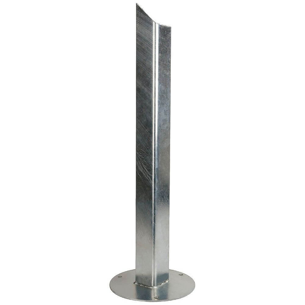 Erdspiess für Rusty Stahl verzinkt Länge 50cm, stabiler Erdspieß zur Befestigung von Standleuchten im Erdreich.