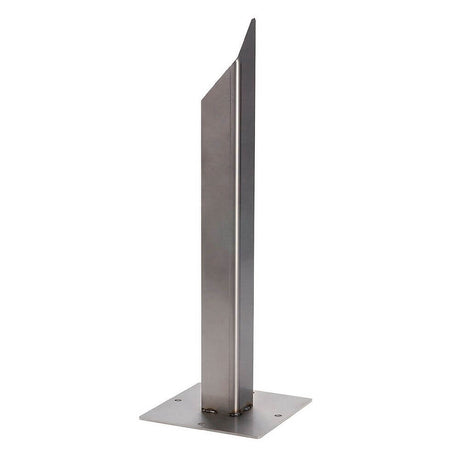 Galvanized steel ground spike, 50 cm long, for easy installation of floor lamps in the ground.