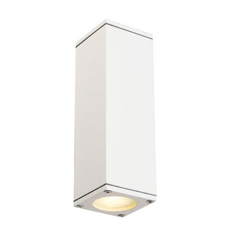 Theo Up & Down Out Wandleuchte eckig weiß GU10 max. 2x35W, IP44 Außenleuchte mit Up/Down-Licht