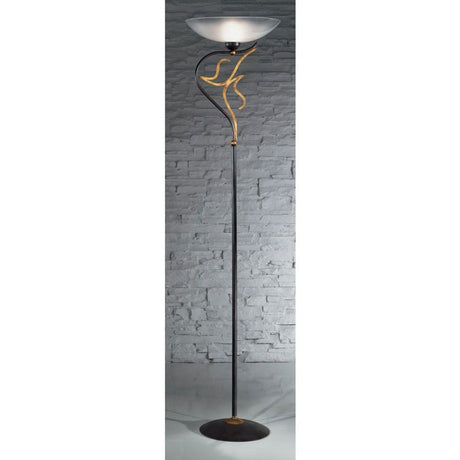 Amabile-lattiavalaisin lasia Ø 40 cm, elegantilla muotoilulla ja lasivarjostimella, ihanteellinen tyylikkäisiin asuintiloihin.
